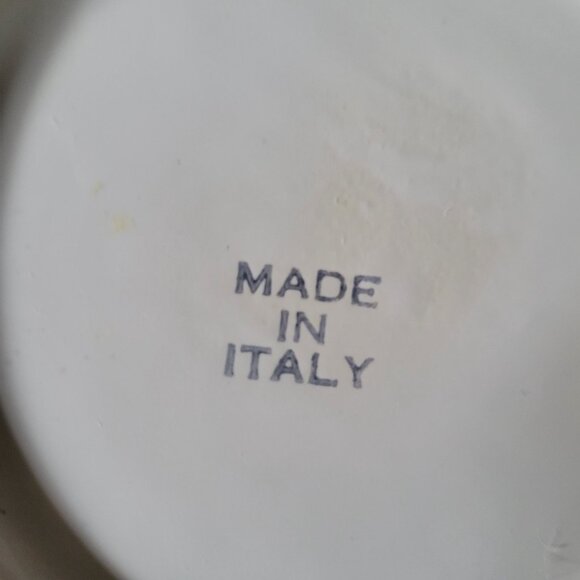 Vintage Ceramic Basket With Lemons Made in Italy, Vintage Ceramic Fruit - Picture 8 of 11